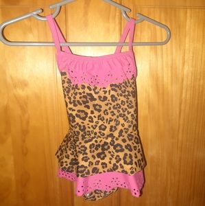Baby girl leopard swimsuit